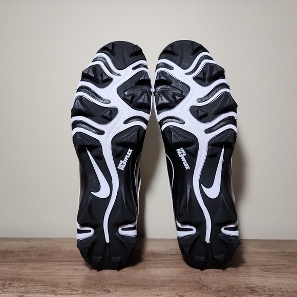 Nike Force Trout 7 Keystone Black White Baseball Cleats CT0831-005 Men's Size 13 - Picture 9 of 11